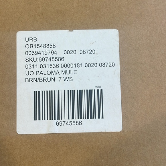 Urban Outfitters Paloma Mule Brown platform shoes size 7 - Picture 9 of 13